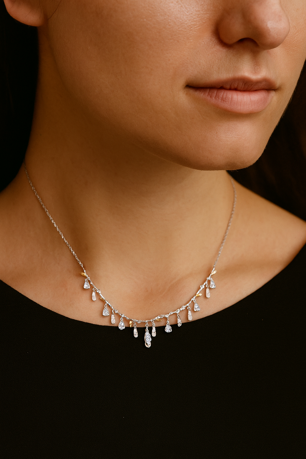 Dreamcatcher Teardrop Necklace