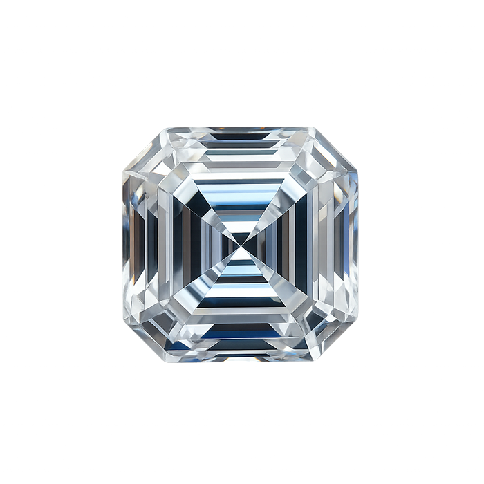 IGI Asscher Cut Lab-grown Diamonds (VVS2-VS2)