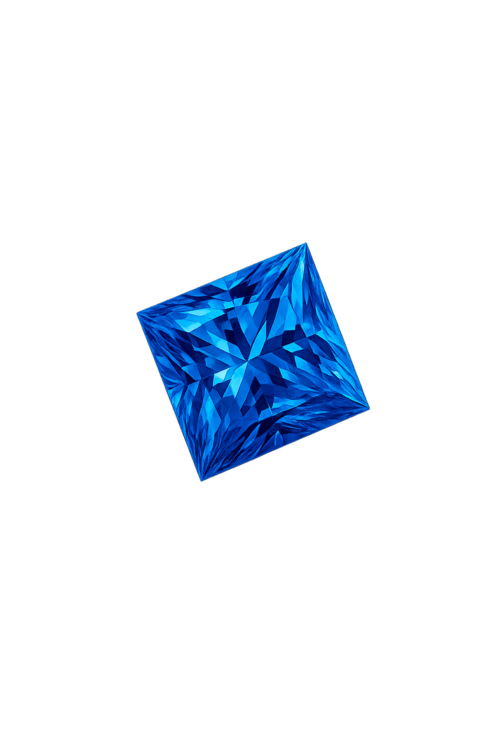 IGI Princess Cut Lab-grown Diamonds(VVS2-VS2)