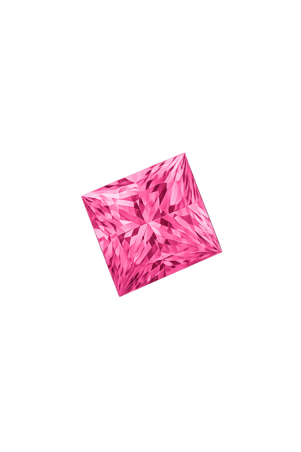 IGI Princess Cut Lab-grown Diamonds(VVS2-VS2)