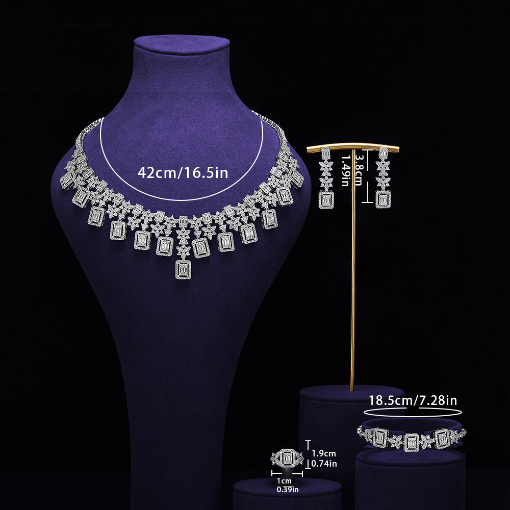 Eternal Starlight Collection White Gold Jewelry Set