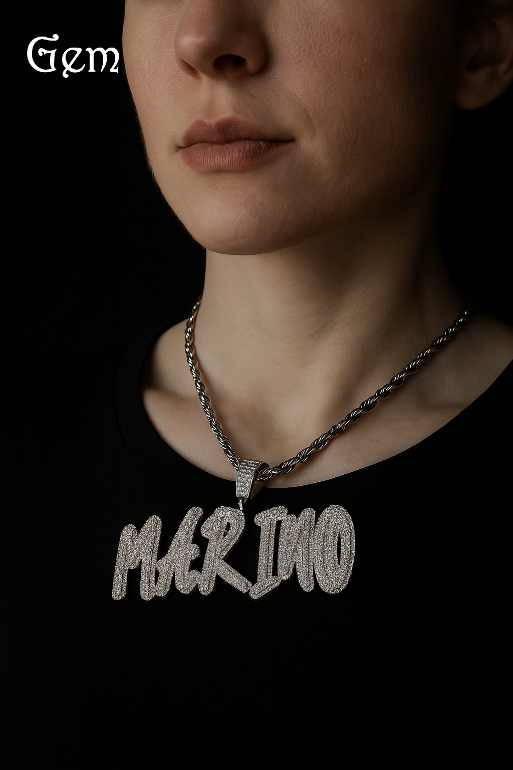 Customized Name Moissanite Necklace