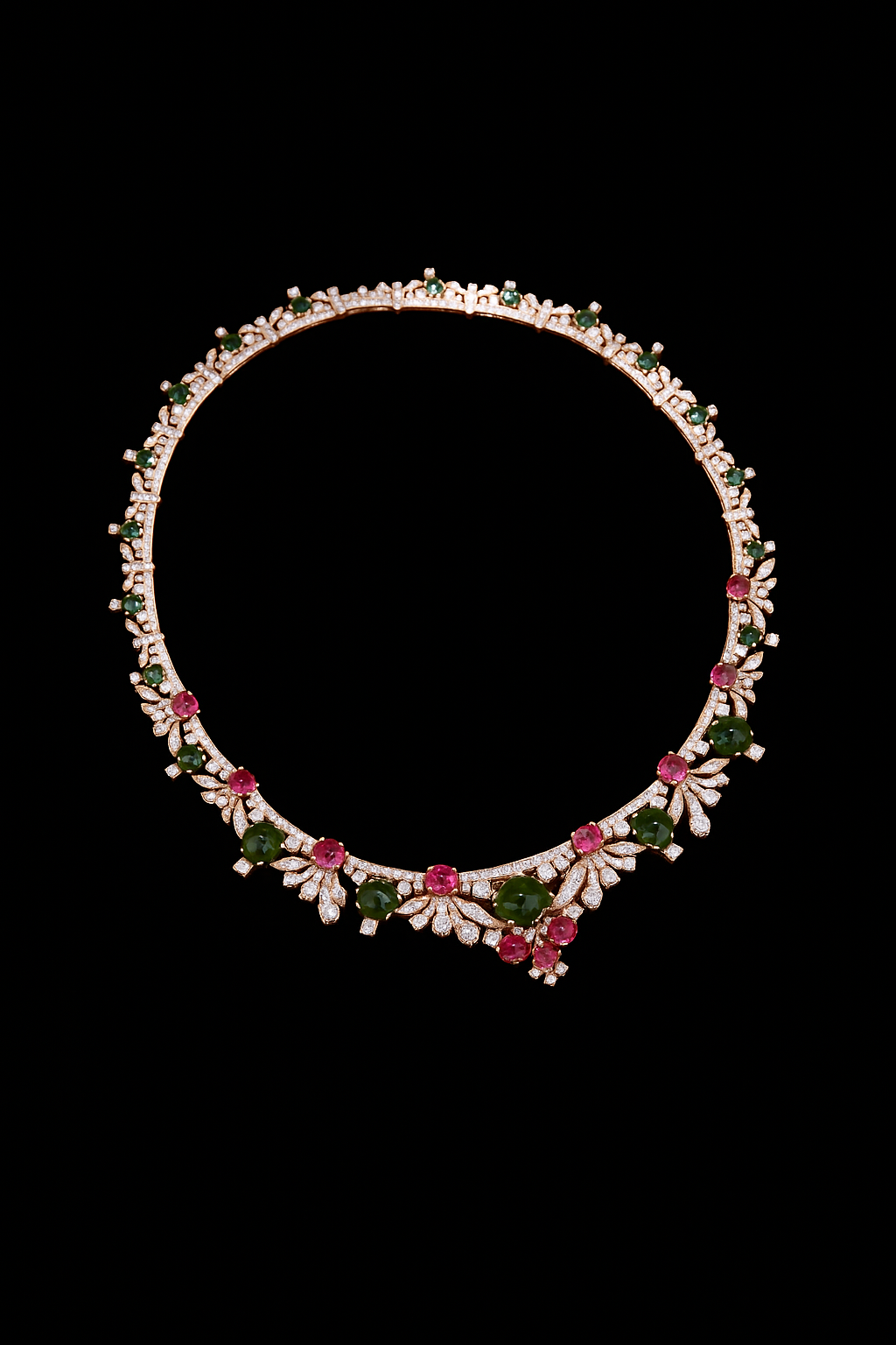 Spring Garden Moissanite & Gemstone Necklace