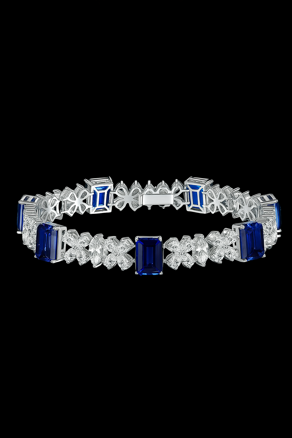 Laboratory-grown Sapphire Bracelet
