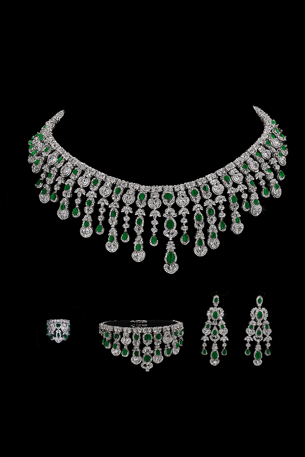 Spring Garden Enchanted Forest High Jewelry Set