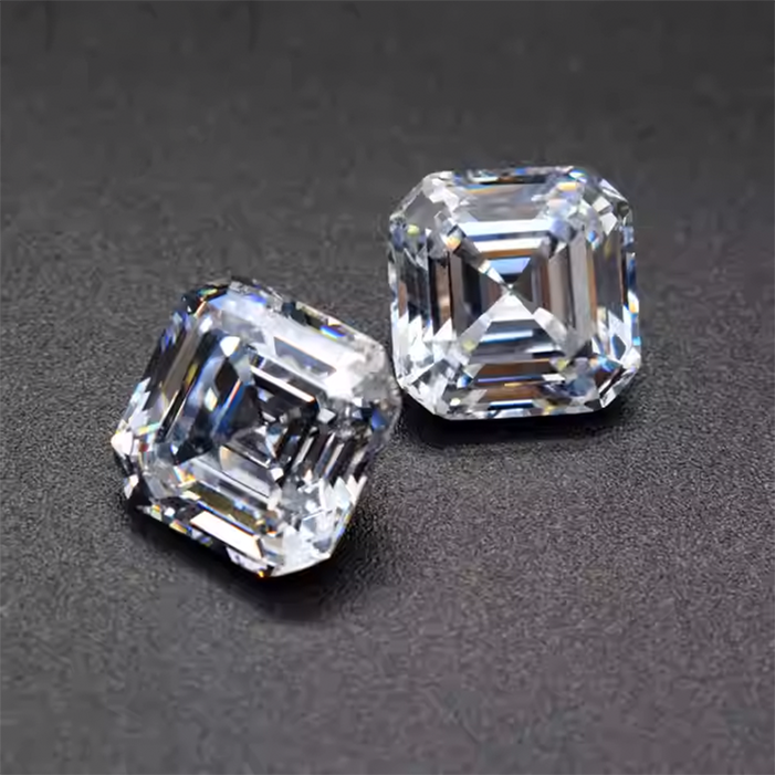 IGI Asscher Cut Lab-grown Diamonds (VVS2-VS2)