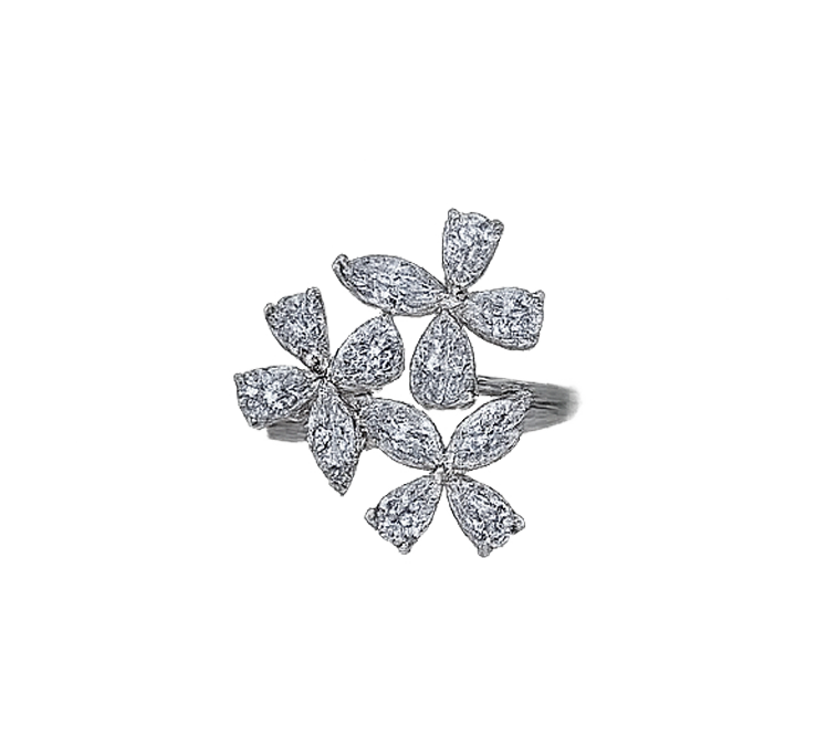 Lucky Butterfly Diamond Ring